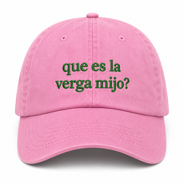 Que es la verga, mijo?